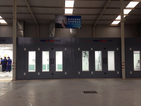 Sheet metal spray line w